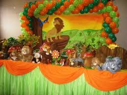 Make your party table king of the jungle! The Lion King Kids Party Decoration Lion King Baby Shower Lion King Party Kids Party Decorations