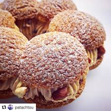 Repost Patachtou Tout Simplement Paris Brest Pate A Choux Craquelin Fond De Praline Noisette Insert Sphere Caramelia Ganache Food Breakfast Desserts