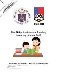 Contextual translation of di maunlad na bansa into english. Phil Iri 2018 Manual From Lrmds Phil Iri Full Package V1 720 Pages Word Reading Comprehension Educational Assessment