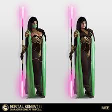 Mortal kombat 11 new intros dialogues from yesterday's kombat kast featuring johnny cage and mask less jade 🧪! Mk 11 Jade Fujin Quan Chi Concept Art Proposal Test Your Might
