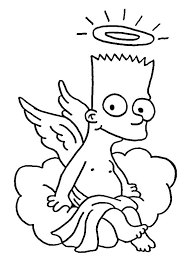 Coloriage Dessins Les Simpsons 20 Simpsons Drawings Coloring Books Angel Coloring Pages