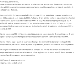 Lettera Di Presentazione