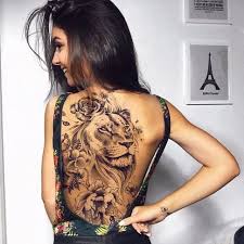 Awesome Lion Tattoo Ideas For Women Tattoo Tattoosideas Tattooart Tatowierung Rose Tattoos For Women Back Tattoo Women Tattoos