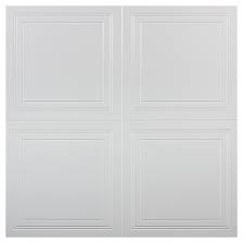 Les attaches facilitent l'installation et les transitions, assurant une taille d'équerre et le respect des exigences de construction. Murdesign Tuile A Plafond Victoria 4 X 4 Chaque Panab42pb Reno Depot