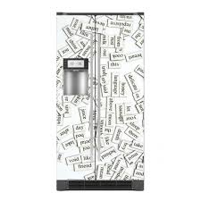 Sticker Decor De Frigo Pele Mele De Mots Exclusivite Imprim Deco Stickers Frigo Frigo Frigo Americain