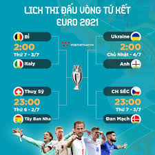 Đại chiến m.u vs arsenal? Lá»‹ch Thi Ä'áº¥u Tá»© Káº¿t Euro 2021 ThÆ° Hung Bá»‰ Vs Italia