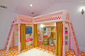 Child bedroom interior girls apartment toys girly storage decor furniture kid playroom flat cartoon. Menlo Park Fantasy Girls Playroom With Custom Loft Bed Eclectic Kids San Francisco By Catherine Nguyen Photography Houzz Au