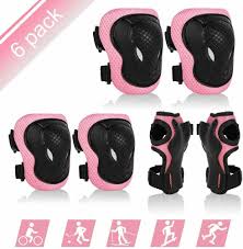 Kinder Schutzer Inliner Schonerset Schutzausrustung Kinder Knieschoner Rosa Geschenke Fur Damen Skaten Schutzausrustung