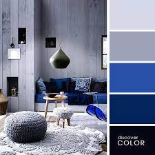 Oh, how nice it would be to have so many windows! 13 Grey And Royal Blue Decor Ideas Blue Living Room Home Decor Room Colors