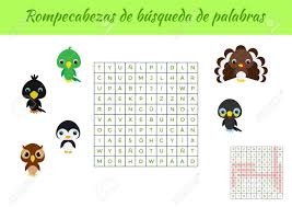Word search in spanish in pdf format. Rompecabezas De BaÂºsqueda De Palabras Word Search Puzzle Educational Game For Study Spanish Words Kids Activity Worksheet Colorful Printable Version With Answers Vector Stock Illustration Ilustraciones Vectoriales Clip Art Vectorizado Libre