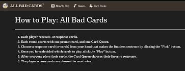 Mar 16, 2021 · things to keep in mind when it comes to bad credit business credit cards. A Cards Against Humanity Game Is Now Available To Play With Your Friends Online Dublin S Fm104