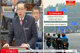 Ahli lembaga pengarah jambatan kedua sdn bhd (jksb), datuk seri farizan darus, berkata penyeragaman itu akan memberi manfaat kepada lebih 9 juta pengguna jsahms setiap hari. Bajet2019 Tiada Lagi Tol Motosikal Jambatan Pulau Pinang Lebuhraya Laluan Kedua Johor