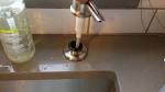 How to fill sink soap dispenser