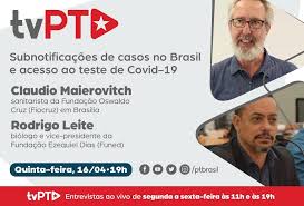 Médico sanitarista da fiocruz, dr. Pt Brasil On Twitter Hoje Na Tv Pt Subnotificacoes De Casos No Brasil E Acesso Ao Teste De Covid 19 Com Claudio Maierovitch E Rodrigo Leite E As 19h Https T Co Xsamuiaeit