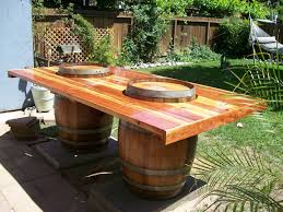 Pin By Tene Martin On Diy Barrel Table Wine Barrel Table Wine Barrel Furniture