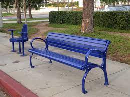 What can you do with a blue bench? Video The Resurrection Of Big Bus Bus Bench Seats Westsidetoday
