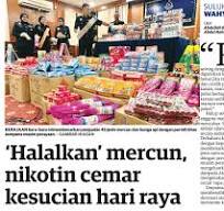 HALALKAN' MERCUN, NIKOTIN CEMAR KESUCIAN HARI RAYA Oleh ...