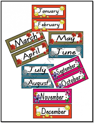 Teachers Notebook Months In A Year Teaching Math Time