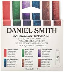 Daniel Smith 285610006 Extra Fine Primatek Introductory Watercolor 6 Tubes 5ml