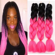 24'' ombre jumbo braid synthetic dip dye hair extensions black pink purple uk. Ombre Kanekalon Braiding Hair Extensions 24inch 100g Pcs Synthetic Jumbo Hair Extensions Black To Hot Pink Blue Purple White Braiding Hair Buy Human Hair In Bulk Human Hair Bulk Wholesale From Braidshairwholesale 3 47