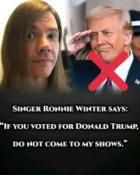 Musician bans fans who voted for politician