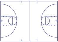 Basketball Court Diagrams And Templates Free Printable