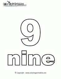 Whether you're trying to learn more about the psychology behind colors or you're a budding artist trying to mix colored paints together to make a masterpiece, it's imperative to know a bit about primary and secondary colors and how to mix t. Number 9 Coloring Page Coloring Home