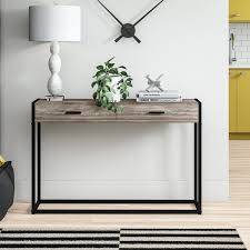 Zipcode Design Trinidad 48 Console Table Wayfair In 2020 Console Table Entryway Console Table Console Table Styling