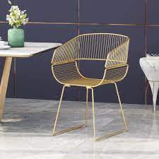 mukai metal windsor back arm chair in 2021 chair gold dining chairs dining chairs