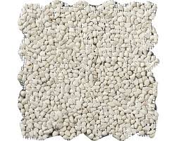 Weitere ideen zu mosaik, fliesen, mosaik wandfliesen. Flusskieselmosaik Weiss Matt 30x30 Cm Bei Hornbach Kaufen