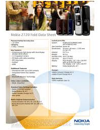 Nokia 2720 Fold Data Sheet