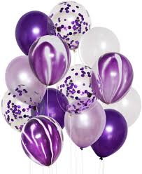 Decoration lights and lantern lamps in christmas new year party festival and wedding event. Amazon Com 50 Pcs 12 Inches Purple And White Balloons Purple Confetti Balloons Purple And Lavender Balloons Helium Balloons For Wedding Birthday Party Decorations Balloon Garland Arch Purple Theme Graduation Home Kitchen