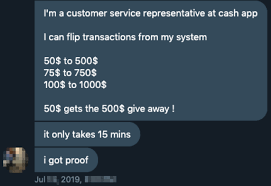 He said that claims take up to 10 days to. Cash App Scams Legitimate Giveaways Provide Boost To Opportunistic Scammers Blog Tenable