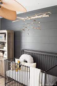 Beautiful And Easy For A Coastal Nursery Diy Driftwood Mobile At Www Tableandhearth Com Diy Nursery Mobile Coastal Nursery Driftwood Mobile