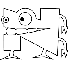 It is important for your kid to recognize the alphabet in order to use it later. Letter N Coloring Page Babadoodle