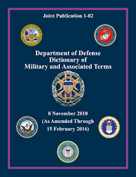 department of defense dictionary of military and associated