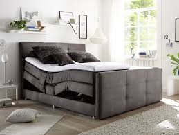 Infant Boxspringbett Elektrisch Verstellbar 180x200 Cm Kunstleder Grau Schlafzimmer Bett Einrichten Gutschla Boxspringbett Boxspringbett Elektrisch Bett