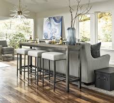 Stools are upholstered in charcoal or antique colour. Susan Console Table And Stool Set Bar Table Behind Couch Table Behind Couch Home Decor