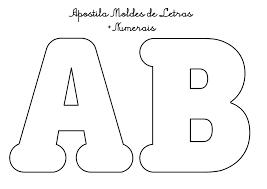 Cada duas letras nos moldes de letras do alfabeto grande cabem em uma folha a4 deitada (paisagem). Apostila Moldes Medios Letras E Numerais Pdf74 No Elo7 Espaco Educar Loja 13344f7