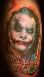 Heath Ledger Joker Tattoo Joker Tattoo Tattoos Cool Tattoos