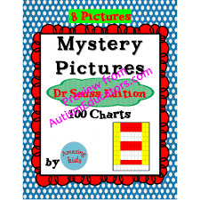 Mystery Pictures Dr Seuss Edition Math 100 Chart Numbers