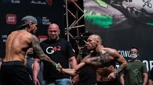 Mcgregor 2 was a mixed martial arts event produced by the ultimate fighting championship that took place on january 24, 2021 at the etihad arena on yas island, abu dhabi. Jy4elbcztvknem