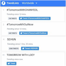 Currently, on twitter, fans are celebrating the special day with the hashtag #5yearswithexo, which is trending #1 worldwide! Exo Territory On Twitter Exo Sc Is Dominating Twitter Worldwide Trends 1 Tomorrowwithchanyeol 2 Tomorrowmvoutnow 4 Sehun 30 Tomorrow With Loey Weareoneexo Exo ì—'ì†Œ Chanyeol ì°¬ì—´ Sehun Https T Co Evgdxhnemk