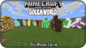 This mod will not work on minecraft bedrock edition or minecraft pocket edition (mcpe). Download Golem World Pe Mod Minecraft Pe 1 0 Mas Golems Youtube
