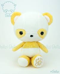 Bellzi Cute Yellow Panda Stuffed Animal Plush Toy Pandi Made In Usa Panda Stuffed Animal Animal Plush Toys Cute Plush
