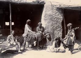 Afghan merchants, Chaman, 1889