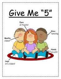 Give Me 5 Classroom Management Strategy For Whole Group Instruction Graphics Was Taken From Mycu Preschool Classroom Teaching Preschool Classroom Management