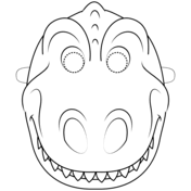 Dinosaur Mask Coloring Page Dinosaur Coloring Pages Dinosaur Mask Dinosaur Coloring