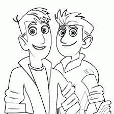 Wild Kratts Coloring Sheet Animated Series Wild Kratts Coloring Pages Wild Kratts Party
