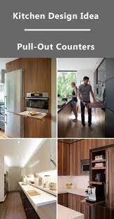 Kitchen Design Idea Pull Out Counters 10 Pictures Kitchen Design Modern Kitchen Chic Kitchen